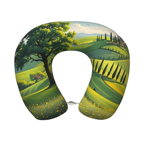 Almohada de espuma viscoelástica para viaje tamaño único