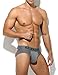 Arjen Kroos Men's Jockstrap Underwear Breathable Mesh Jock Straps Cotton Athletic Supporter,GREY,X-Large