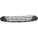 Bumper Grille compatible with ford Fusion 10-12 Front Textured Gray CAPA Certified