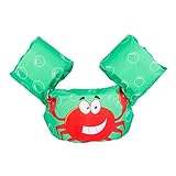 QHUI Life Vest for Kids Water Sports Life Jacket Children Learning Swimming Snorkeling Buoyancy Vest Swim Trainer PFD (Crab Print)