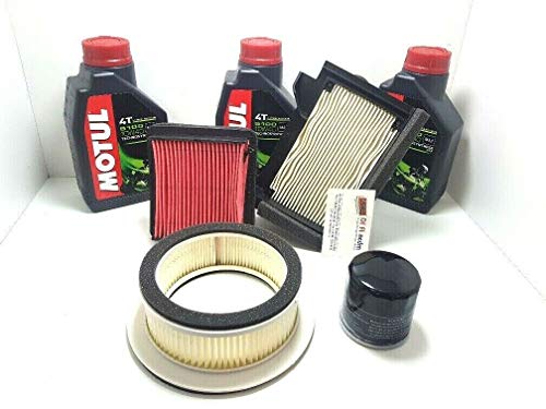 Kit tagliando olio motul 5100 10w40 filtri aria xp...