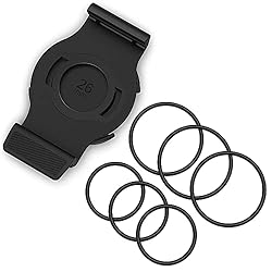 TUSITA Soporte Bicicleta Compatible con Garmin Fen...: 【Amplia Compatibilidad】 Este soporte para bicicleta es compatible con Garmin Fenix 6X Pro, Quatix 6X Solar, Enduro, Tactix Delta, Fenix 7X Smartwatch. Viene con 3 bandas elásticas grandes y 3 bandas elásticas pequeñas, para que puede asegurar su disp...