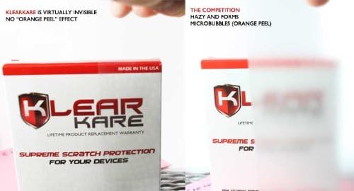 [Two Pack - Smudge Free] Top Selling - KlearKare Invisible Screen Shield Protector for Moto 360 Smart Watch | (HD) Clear | Self Healing Nano Technology | Bubble Free