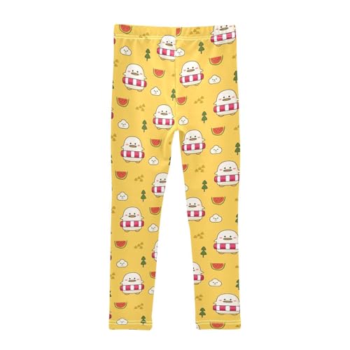 Girls Leggings Duck and Swimming Ring Toddler Girls Clothes Leggings for Girls Toddler Girls Leggings 3-4T2
