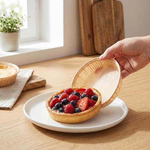 Moldes de mini tarta redondos para magdalenas y cápsulas de horno GALPADA 3