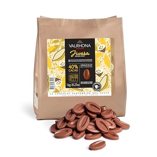 Valrhona - Fèves chocolat lait Valrhona jivara 1kg