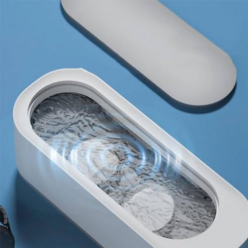 Limpador Ultrassonico Oculos Joias Anel Cordao Acessorios Alta Frequencia Multiuso Limpeza Estojo Po