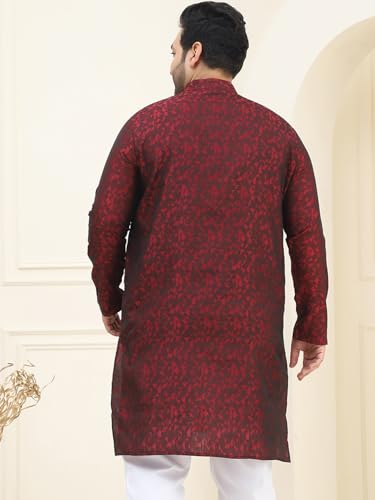 Image of SOJANYA Plus (Since 1958) Men's Cotton Blend Printed Only Long Kurta