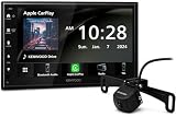 KENWOOD DMX4710S Digital Car Stereo (50W x 6-Ch), Apple CarPlay & Android Auto Compatible, Bluetooth-Enabled Head Unit with 6.8" LCD Display | Plus KENWOOD CMOS-230LP1 Universal Backup Camera