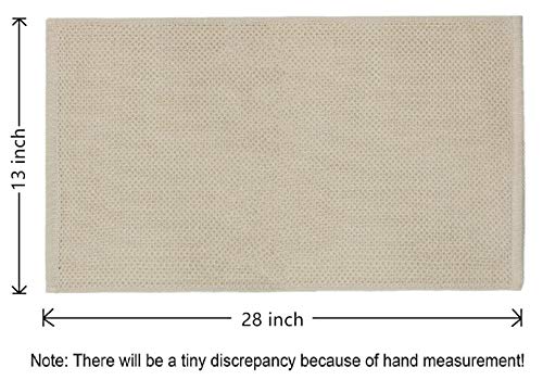 Mia'sdream Cotton Hand Face Head Towel Waffle Weave Kitchen Tea Towel Dish Towels, Soft And Absorbent Bath Guest Gym Towel Washcloths, 13Inch X 28Inch 3 Pack(Beige) #TOP5
