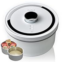 Amazon｜OoBLE(オーブル) 正規品 真空保存容器 米びつ 密閉容器 お米