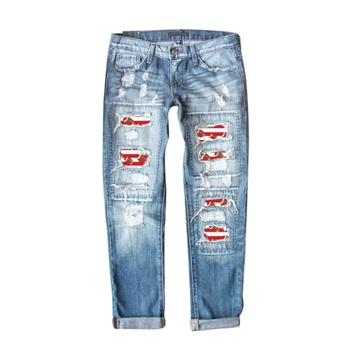 Jean décontracté femme motif football pantalon denim tendance mode 2026