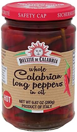 Hot long calabrian peppers