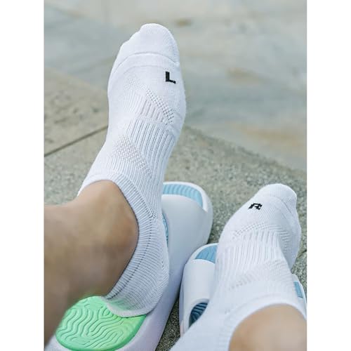 Image of ForBaysy Low Cut No Show Socks Womens Athletic Cushioned Ankle Socks for Sneakers Invisible Sport Cotton Socks Multiple Pairs