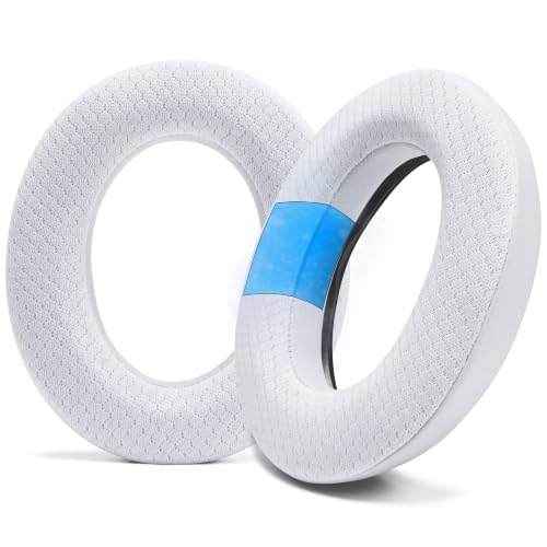 Image of WC Freeze Momentum 4 & 5 - Cooling Gel Earpads for Sennheiser Momentum 4 & 5 Wireless Headphones by Wicked Cushions - Boost Comfort, Thickness, & Sound Isolation for Epic Listening | White