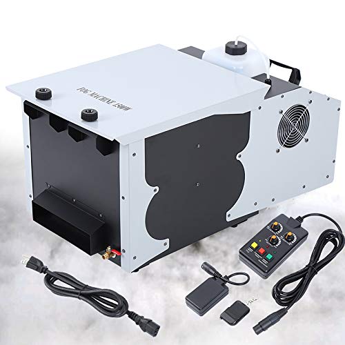 Ridgeyard Smoke Fog Machine Dmx 512 Wireless Remote Control Stage Ground Fogger For Wedding Disco Party Show (Low Laying) #TOP7