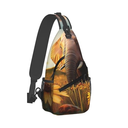 Bolso Cruzado Deportivo Negro para Hombre miniatura 2