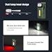 klarus E8 EDC Wiederaufladbare Taschenlampe, 1000 Lumen helles Dreifach-Lichtsystem, 180° schwenkbarer Kopf, kompaktes Ganzmetall-Design mit Magnet und Taschenclip, IPX6 wasserdichte Arbeitsleuchte