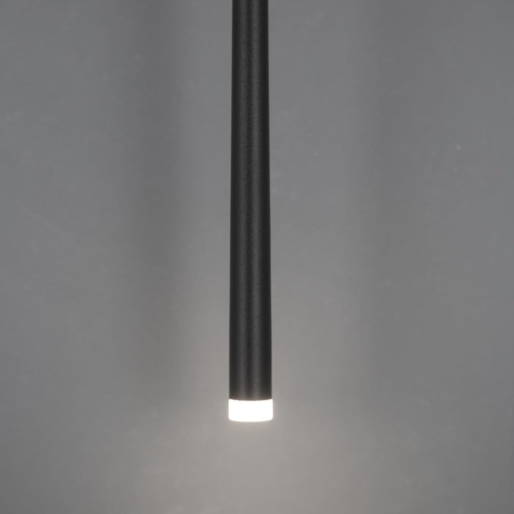 MAZZOLA LUCE Lampada a sospensione led 3w 3000k nera per penisola cucina comodini camera da letto moderna