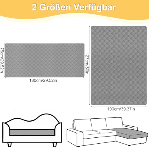 Binlava wasserdichte Hundedecke, 100×127CM rutschfest & Waschbar, Kratzfest Hundematte als Sofa Bett Auto Schutz, Beidseitig nutzbar, Outdoor geeignet für Hunde Katzen Haustiere
