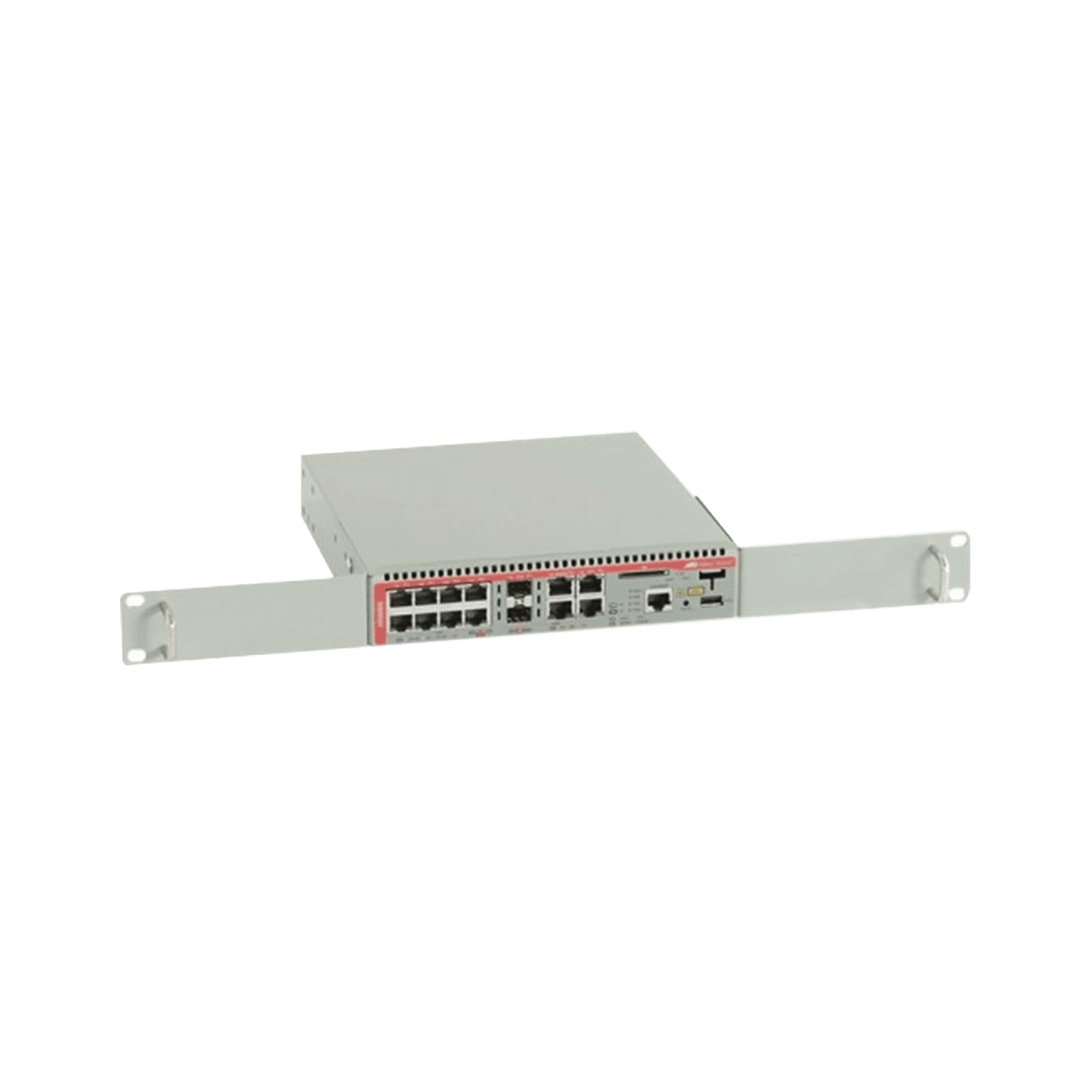 Allied Telesis AT-RKMT-J14 Kit de Montage pour Rack avec kit de Montage en Aluminium, métal, 1U, x230-10GP, GS970M/10PS, AR4050S, AR3050S, AR2050V, 48,3 cm (19")