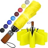 Yellow Umbrella Reversible Umbrella Strong Umbrella for Women Foldable Umbrella Travel Strong Umbrel