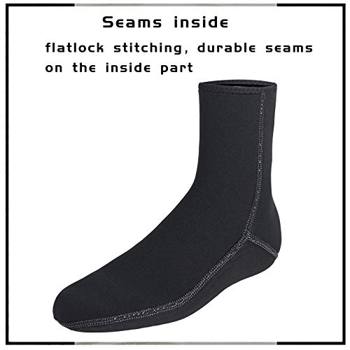 Omgear DS-026 Water Socks Neoprene Socks Beach Booties Shoes 3Mm Glued Blind Stitched Anti-Slip Wetsuit Boots Fin Swim Socks thumb #4
