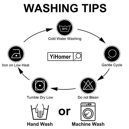 YiHomer Pastoral Rectangle Tablecloth - 60 x 120 Inch Table Cloth - Washable Table Cover with Dust-Proof Wrinkle Resistant for Restaurant, Picnic, Indoor and Outdoor Dining, Floral (Dark Blue)