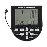 Rowing Machine Counter Monitor Analytical Instrument Professional Meter Timer for Mileage Heart Rate Distance Display
