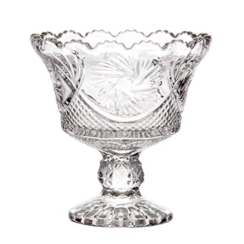Cubitera Hielo Sin plomo de vidrio cristalino de helado Copa de bricolaje Postre tazón de helado Shake Smoothie Copa Copa taza de la bebida A y B Colores Moldes para Cubitos de Hielo ( Color : A )