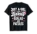 Just A Girl Who Loves Koalas And Puzzles Cadeau pour femme T-Shirt