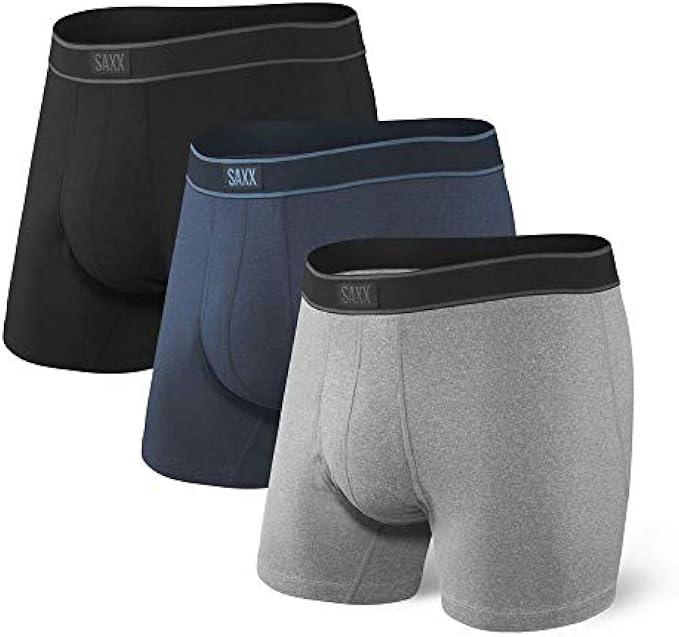 SAXX Men's Underwear - DAYTRIPPER Boxer Briefs with Built-In Pouch Support – Pack of 3, Underwear for Men