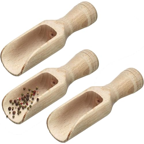 Westmark 91952270 - Juego de cucharas para especias (3 piezas, 5 g cada una), color marrón claro