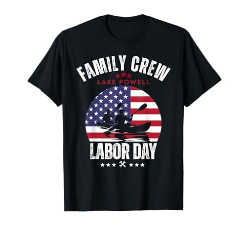 Lake Powell Labor Day Family Kayak T-Shirt