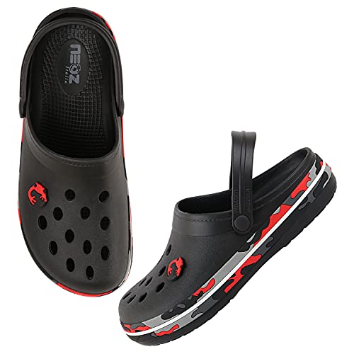 Image of NEOZ Men's Casual Clogs /Sandals with Adjustable Back Strap for Adult | Comfortable & Light Weight | Stylish & Anti-Skid | Waterproof & Daily Flipflops