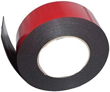 Strong Double-Sided Tape,Sticky Tape 2pcs Double Sided Sponge Tape Heavy Duty Mounting Tape Roll Automotive Grade Number Plates Cars Trims(20 mm Wide)