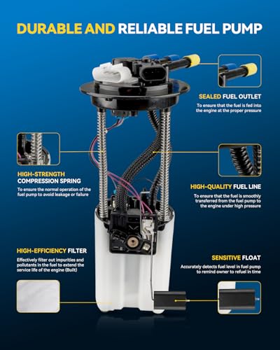 Image of PHILTOP Electric Fuel Pump Assembly FG0359 Fit for Chevrolet Colorado