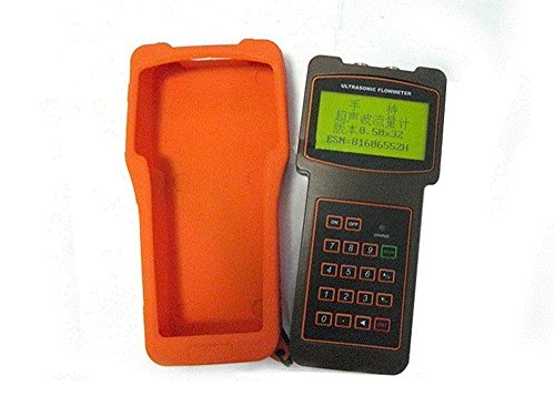 Vtsyiqi Handheld Ultrasonic Flow Meter Flowmeters Hs-Hm For Dn15Mm To Dn300Mm Pipe Size For Liquids Temperature Range -30℃ To 90℃ With Clamp On Sensors Transducers Lcd Display #TOP2