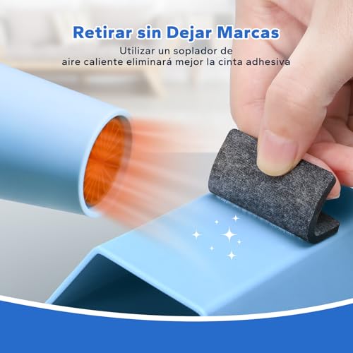 Miniatura 6 de Hommand Cinta Adhesivo Doble Cara, 40 Piezas Almohadillas Adhesivas Extrafuerte, Pads Adhesivo Cinta Adhesiva Doble Cara Espuma, Cuadrado Redondo, Para Hogar Oficina Coche, Negro