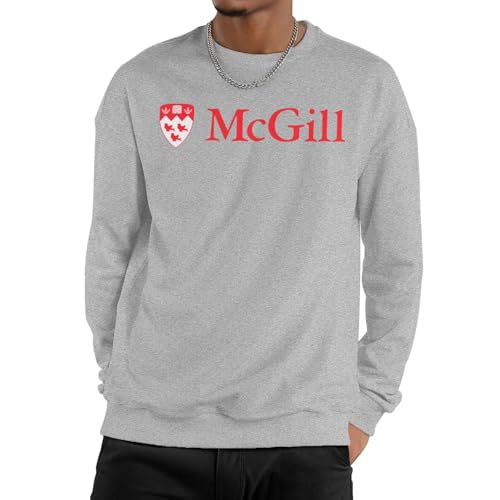 Mcgill University Sweatshirt Unisex Crew Neck Sweatshirt Casual