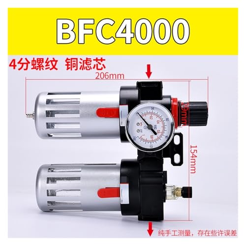 Filtre à air BFC4000 avec régulateur de pression de gaz pour compresseur