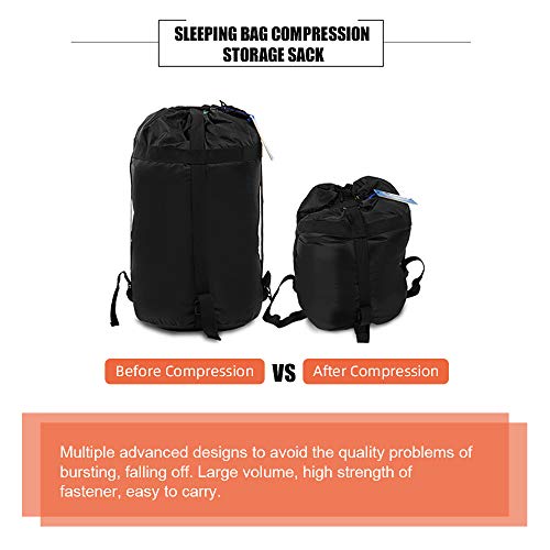 Saco de armazenamento de compressão de saco de dormir, Romacci Saco de dormir grande saco de compres