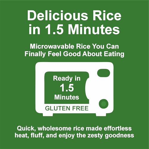 Image of Reganic Organic Microwave Rice Ready to Eat - Cilantro Lime Rice | Fully Cooked Heat & Eat Rice in 1.5 Minutes | Non-GMO, Gluten-Free | 100% Recyclable BPA-Free Pouch | 8.8 oz (Pack of 12)