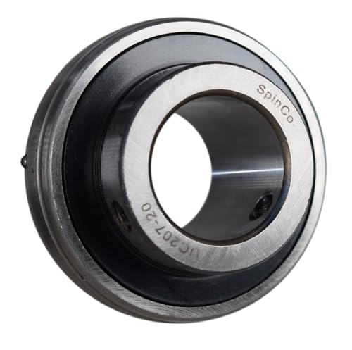 1-1/4" Insert Bearing with Set Screws UC207-20 INS-SC-104 GY1104KRRB VS-220 by SpinCo