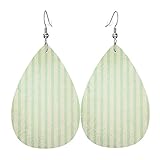 Pendientes de piel morsa, para mujer, ligeros, minimalistas, exquisitos adornos y regalo de San Valentín, One Size, Cuero, No es una piedra preciosa