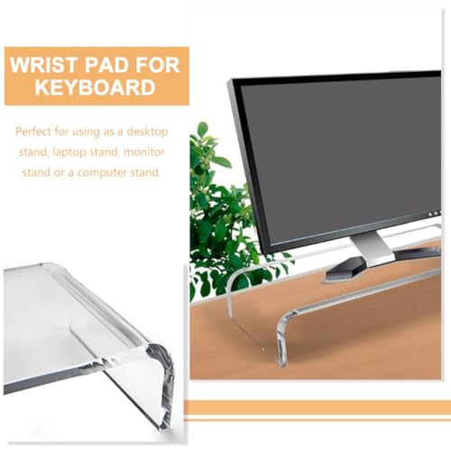 Support de moniteur acrylique contre la fatigue cervicale et les douleurs