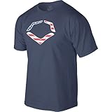 EvoShield USA Logo Evocotton T-Shirt - Navy-L