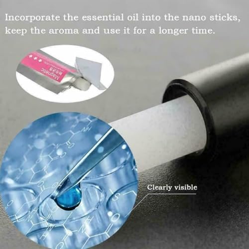 Image of 5Pcs Refill Sticks Replacement Cores, Vent Clips Perfume Essential Oil Sticks Automotive Air Fresheners, Car Air Fresheners Scents Diffuser Oil Sticks, Automotive Air Fresheners