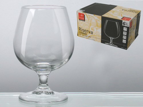 Capacità: 53 cl. Bormioli Rocco - Collezione RISERVA - Set n° 6 Calice Ballon COGNAC 53 cl