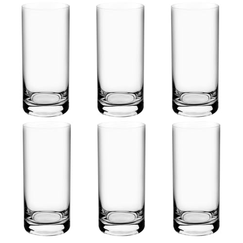 Jogo de 6 Copos Altos - Larus - Cristal Ecológico - 470ml - Full Fit